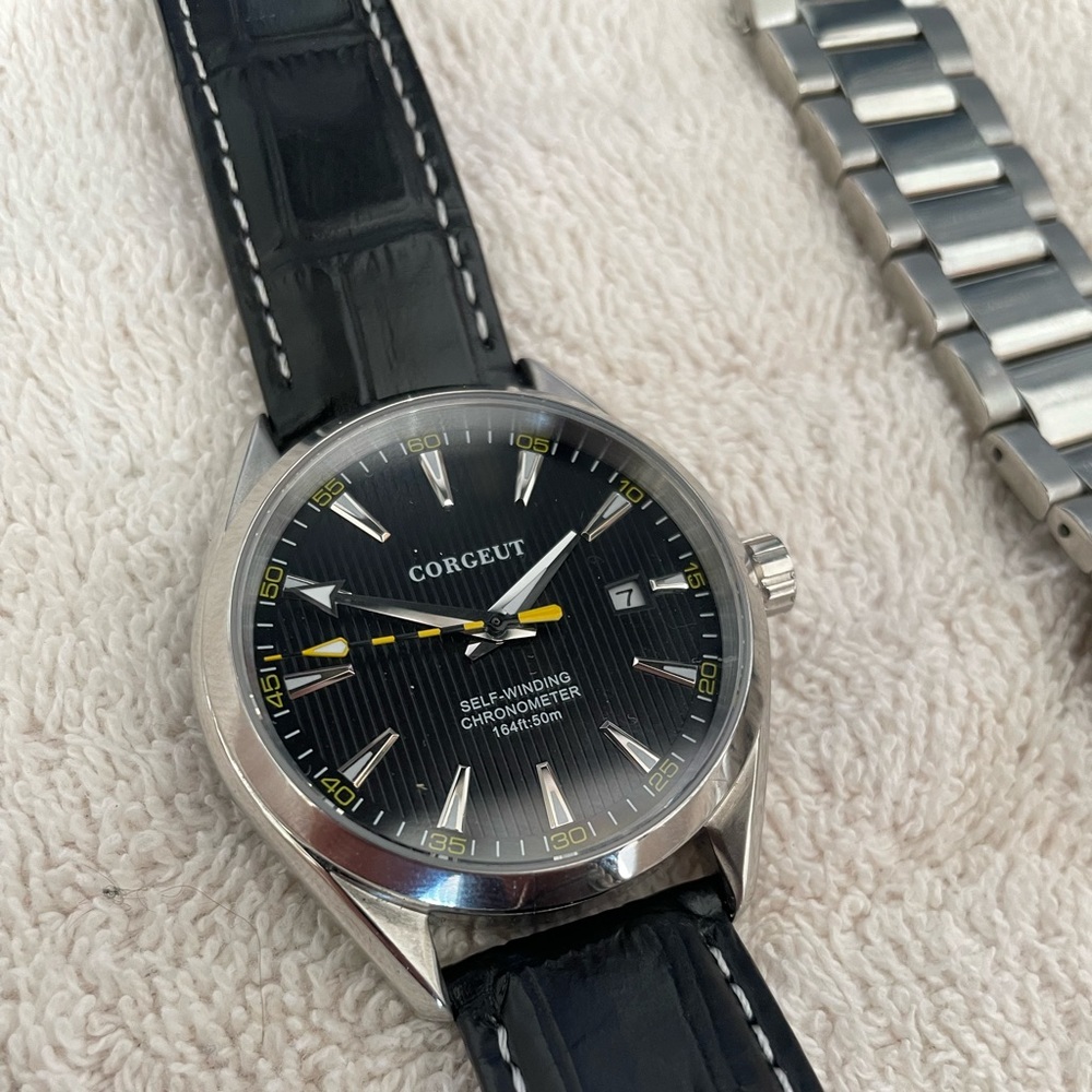 Corgeut Automatic Watch - sapphire- seiko NH35 movement